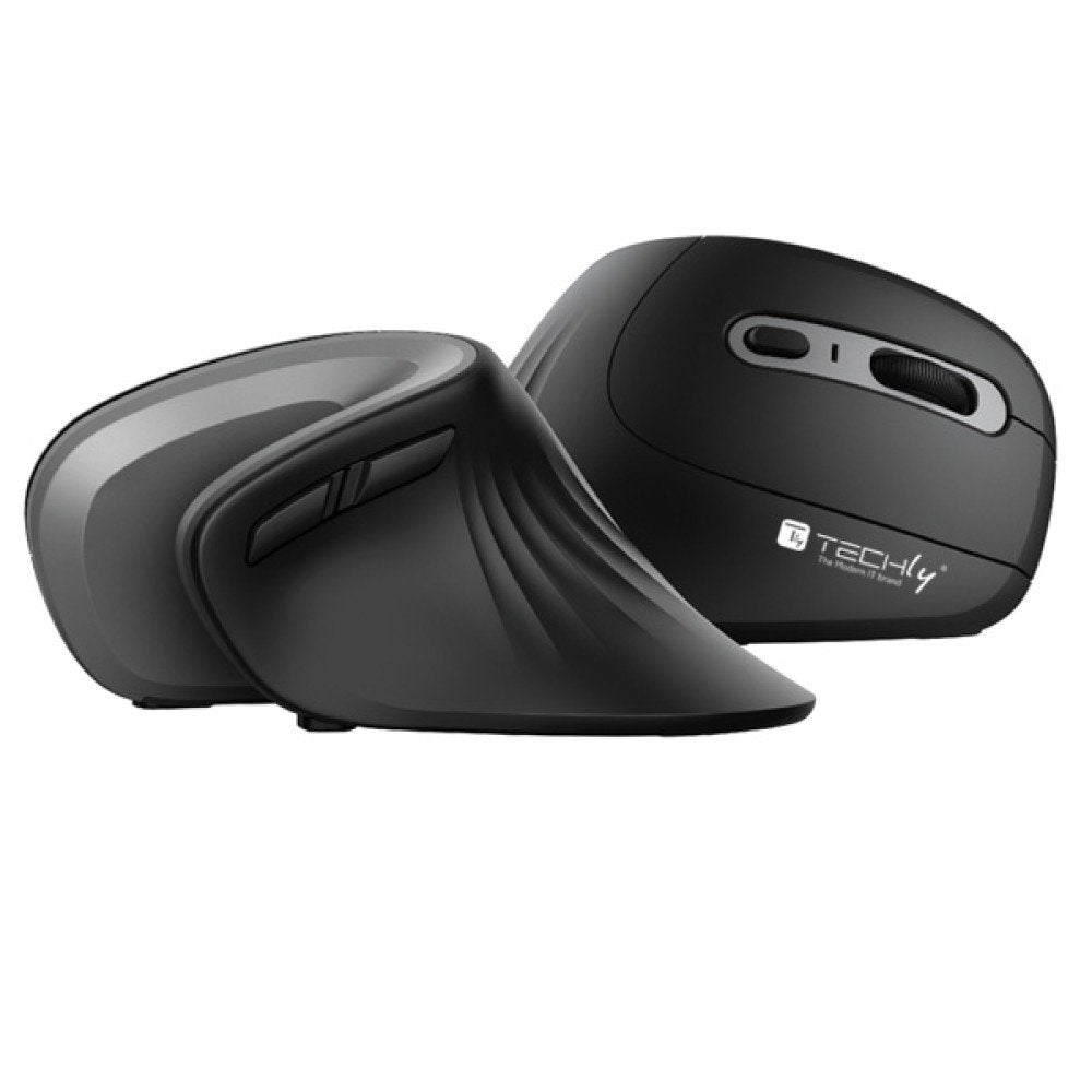 Ratón Óptico Vertical Ergonómico Inalámbrico Techly De 3200 Dpi