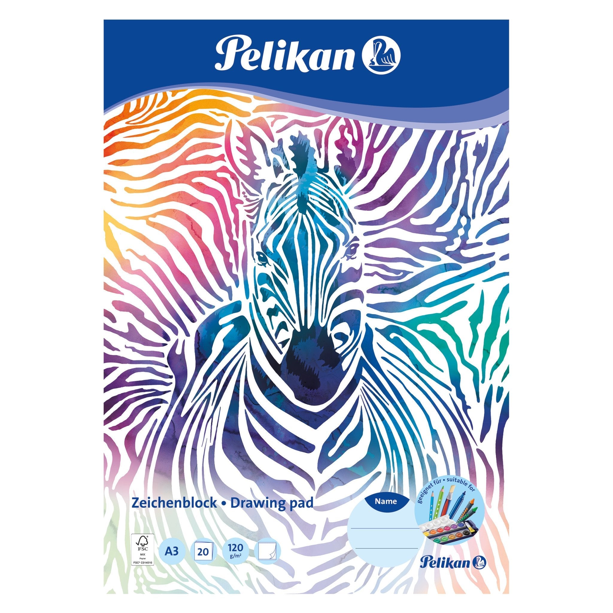 Cartulina Pelikan 236799 20 Hojas 120 G/M²