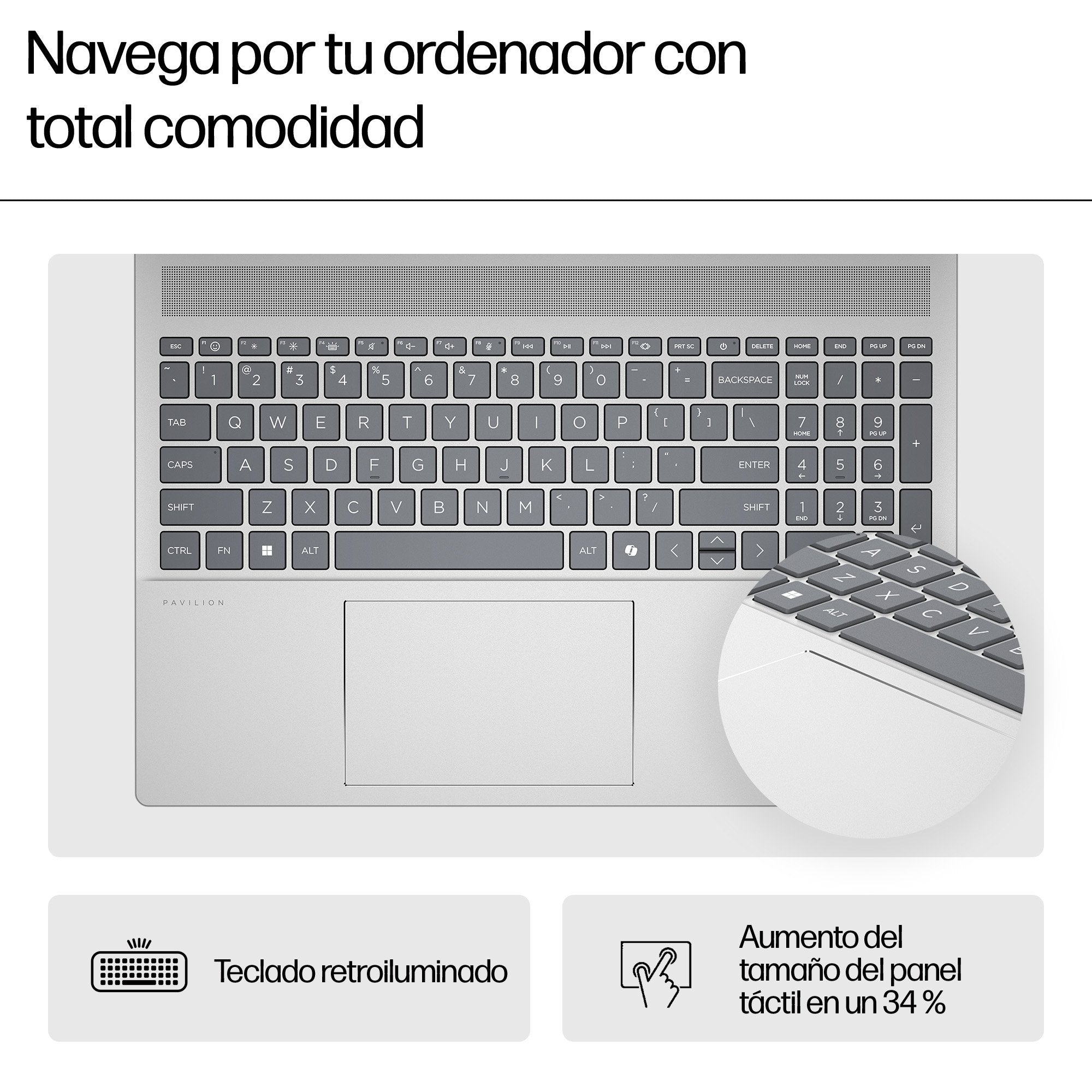 EAN 198990421858 - HP Pavilion 16-ag0005ns AMD Ryzen™ 7 8840U Portátil 40,6 cm (16") 2K 16 GB LPDDR5-SDRAM 1 TB SSD Wi-Fi 6 ( imagen 10