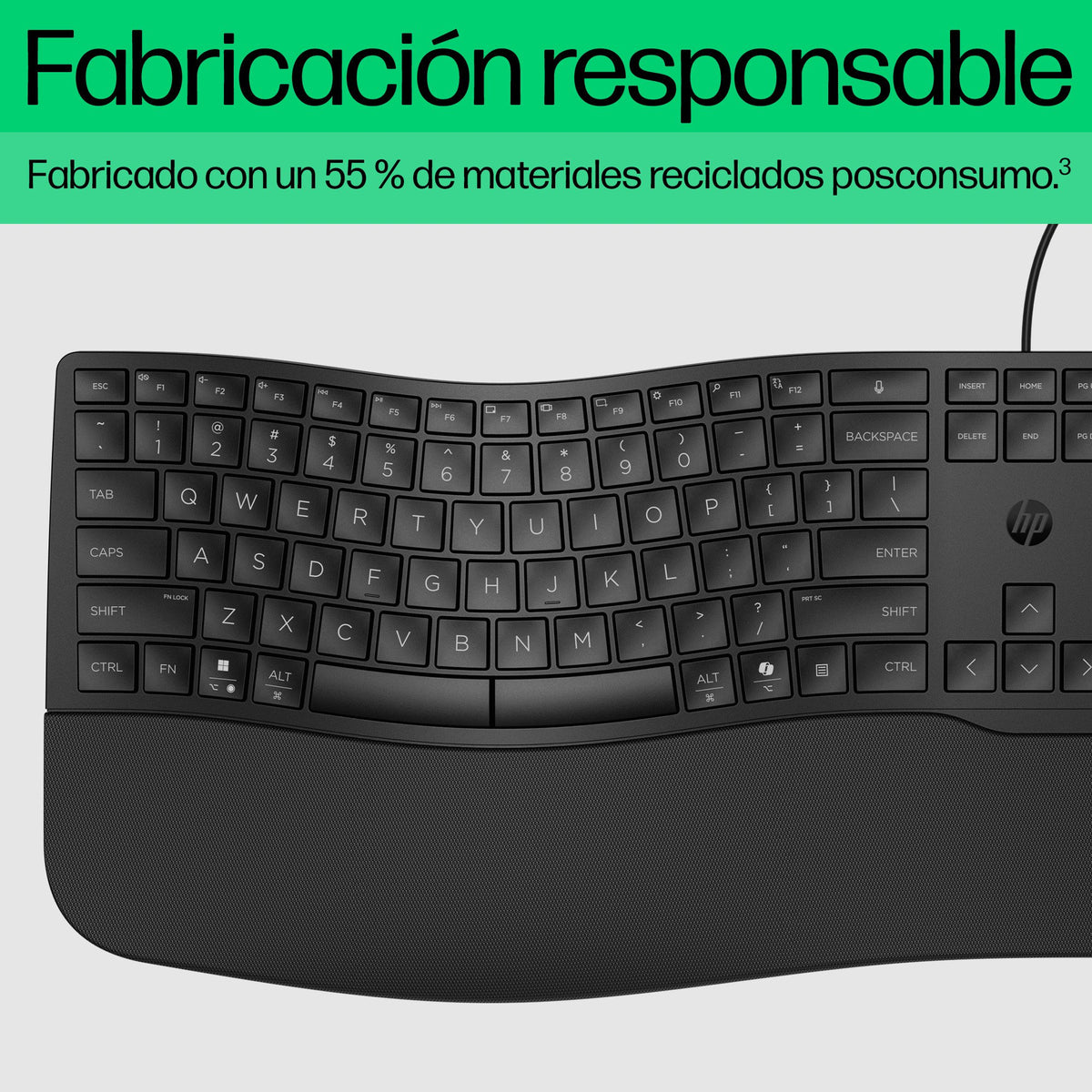 EAN 0197498232584 - HP 480 Comfort Wired Keyboard teclado Hogar USB Negro imagen 7