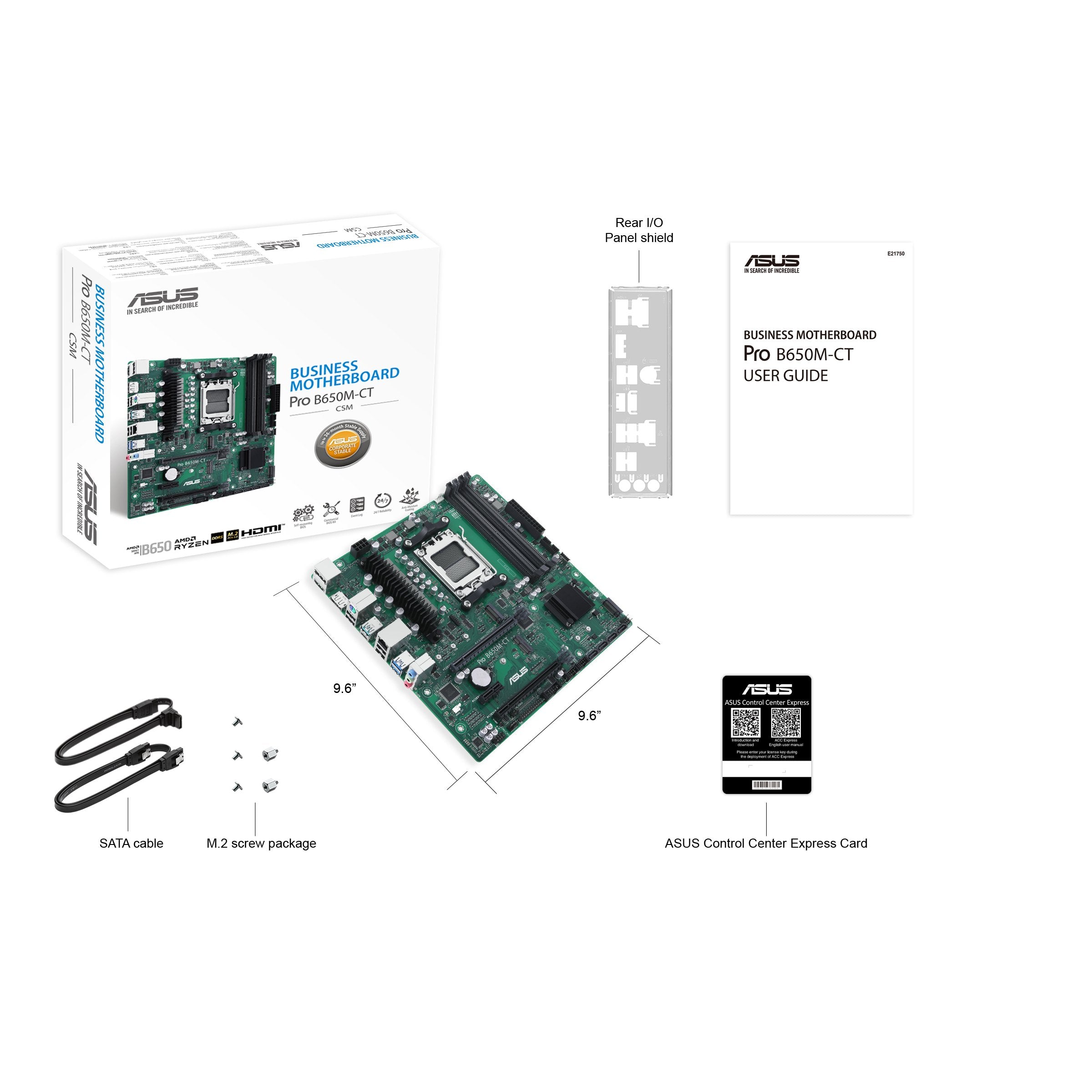 EAN 4711387164518 - ASUS PRO B650M-CT-CSM AMD B650 Zócalo AM5 micro ATX imagen 8
