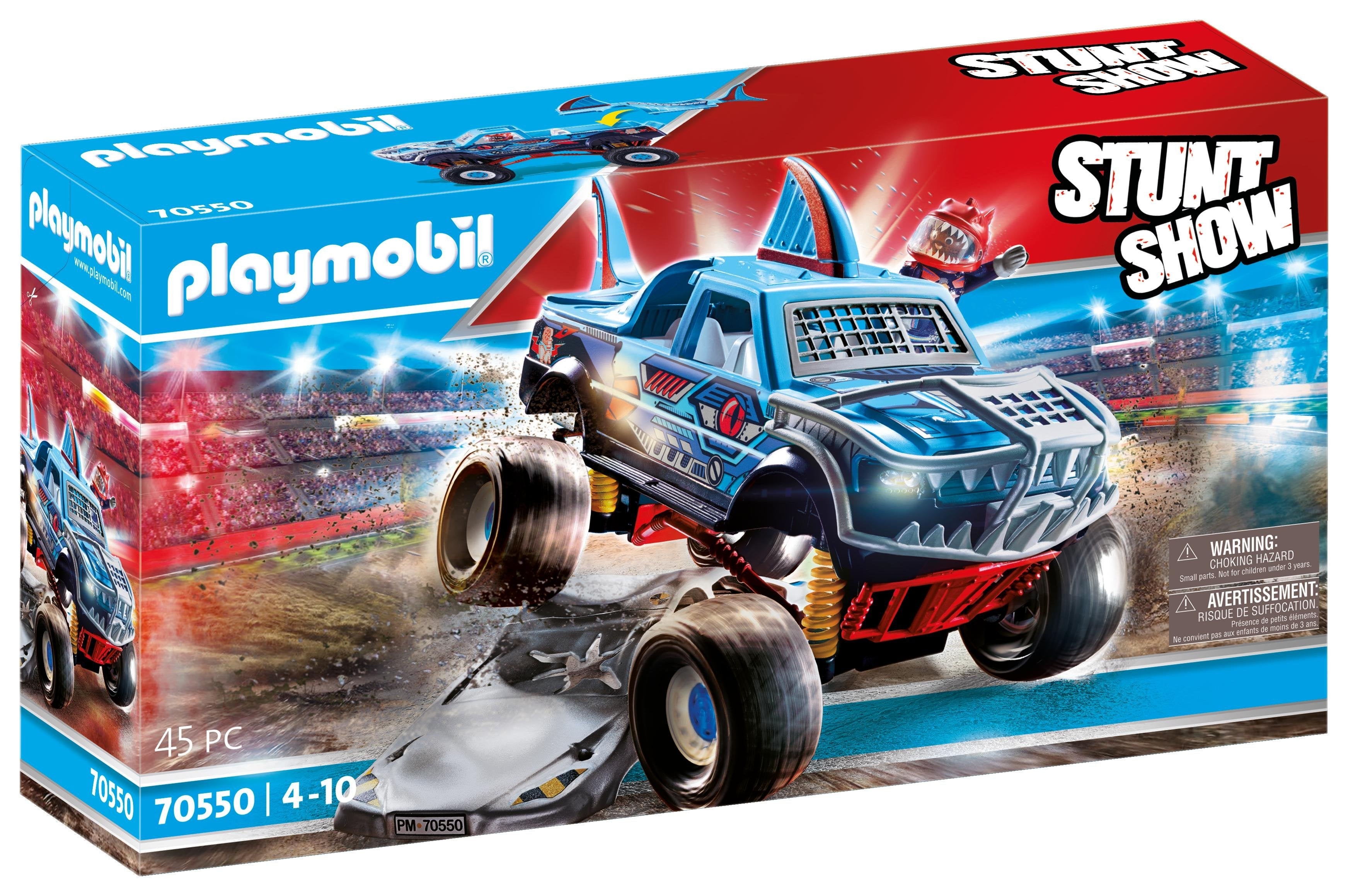 Playmobil 70550 Stunt Show Monster Truck Shark