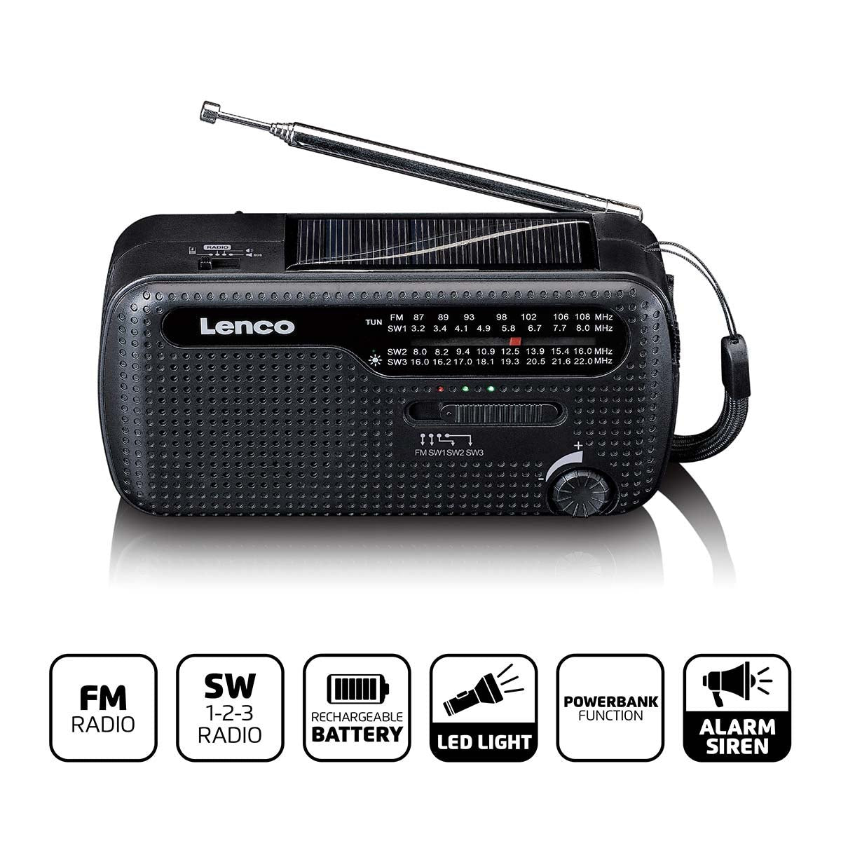 EAN 8711902083641 - Lenco MCR-113BK radio Portátil Negro imagen 10