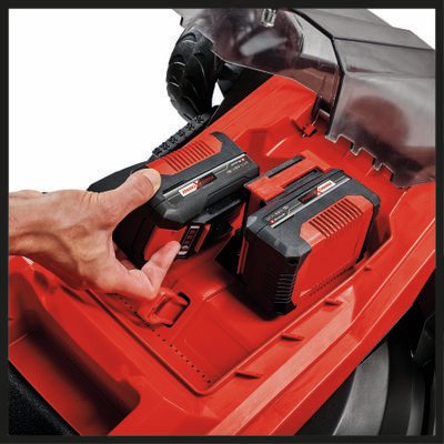 Cortacésped Inalámbrico Einhell Ge-Cm 36/43 Li M-Solo, 36v (2x18v) (Rojo/Negro, Sin Batería Ni Cargador)