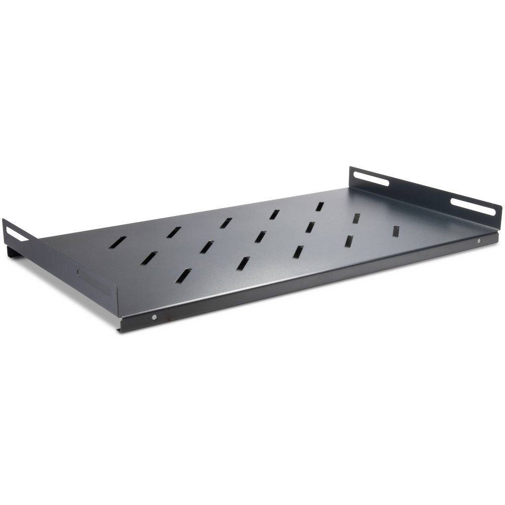 Inter-Tech 88887346 Accesorio De Bastidor Cajón Metálico Para Rack, Balda Negro, Cajón Metálico Para Rack, Negro, 15 Kg, 1u, 485 Mm, 270 Mm