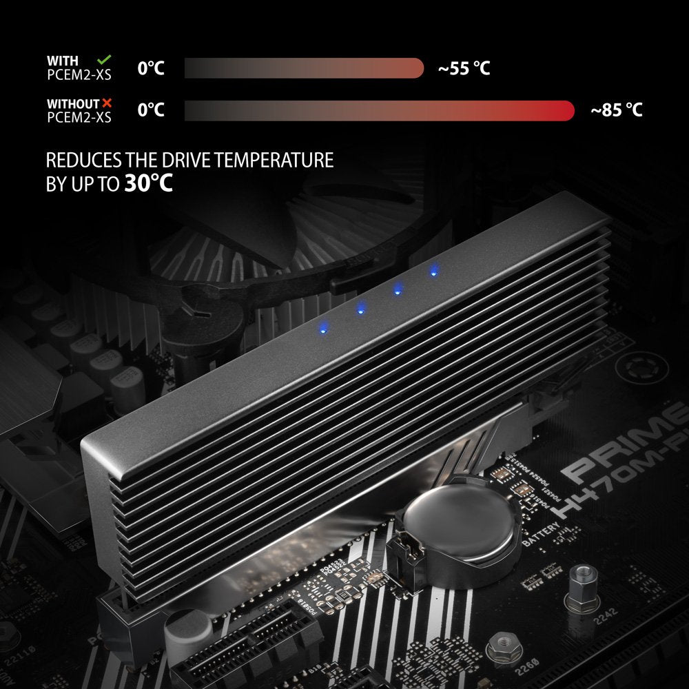 Axagon Pcem2-Xs Tarjeta Y Adaptador De Interfaz Interno M.2