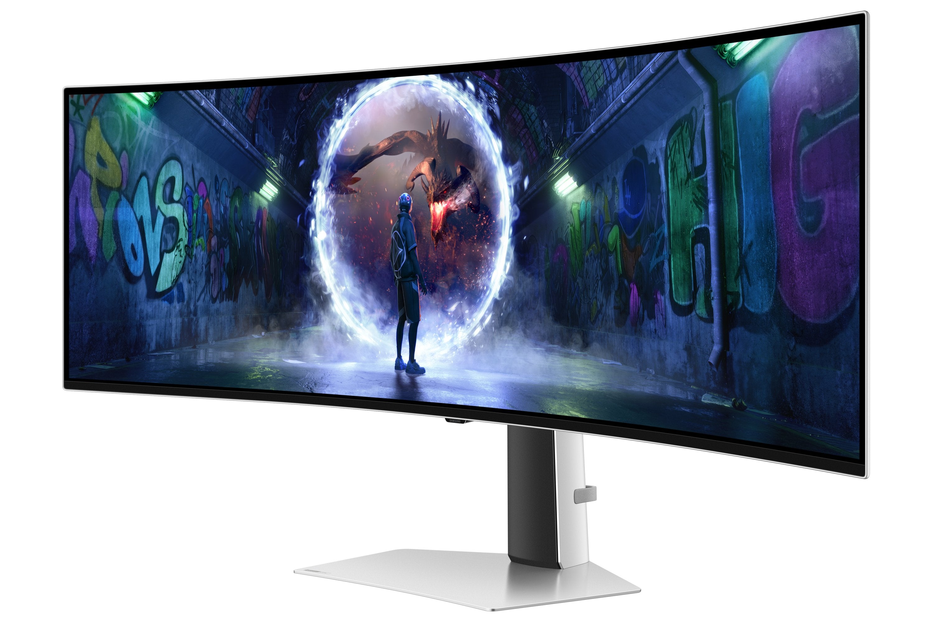 EAN 8806095700656 - Samsung G93SD pantalla para PC 124,5 cm (49") 5120 x 1440 Pixeles Dual QHD OLED Plata imagen 4