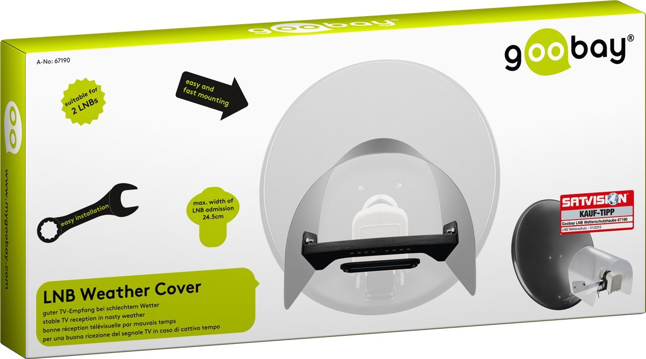 EAN 4040849671906 - Goobay 67190 accesorio para antena de satélite Transparente Acrilonitrilo butadieno estireno (ABS), Polip imagen 7