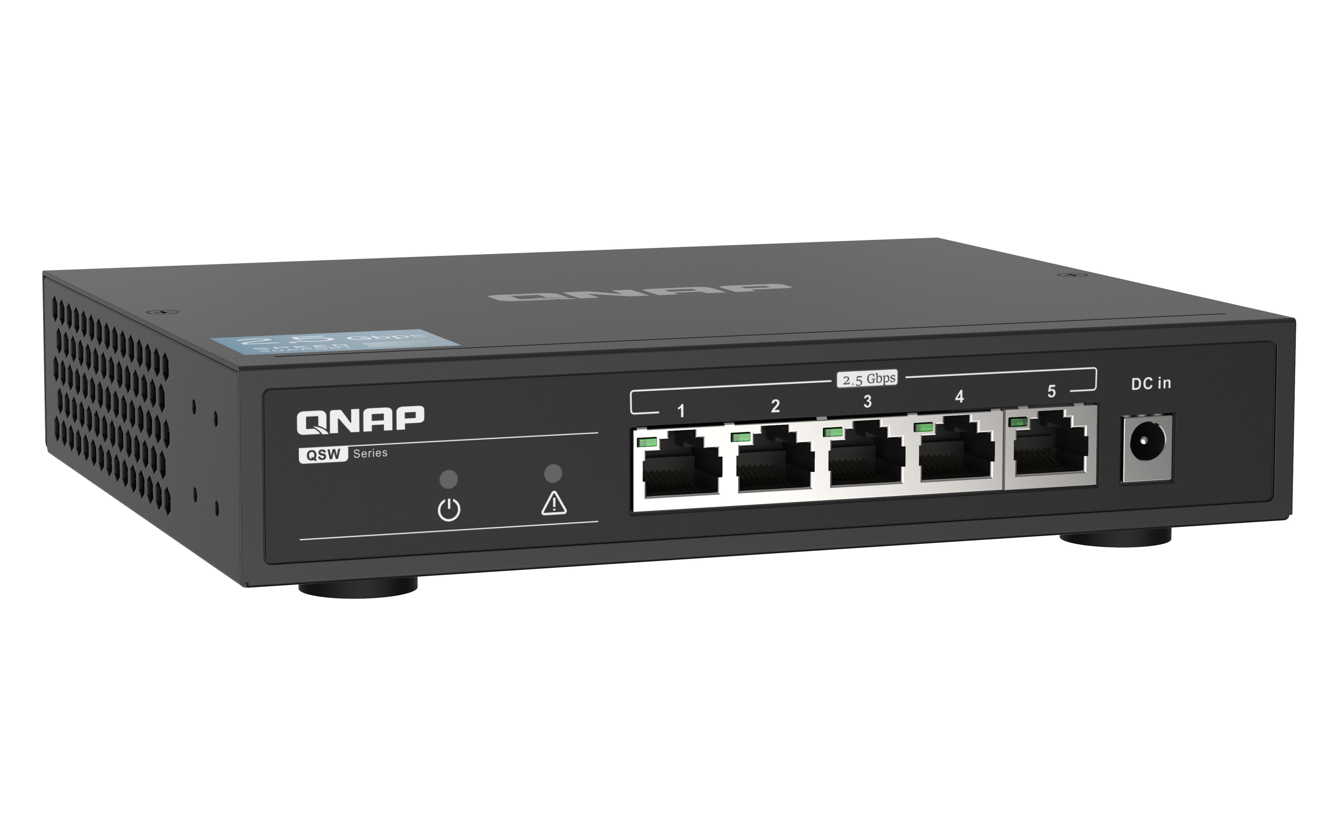 EAN 4713213517581 - QNAP QSW-1105-5T switch No administrado Gigabit Ethernet (10/100/1000) Negro imagen 4
