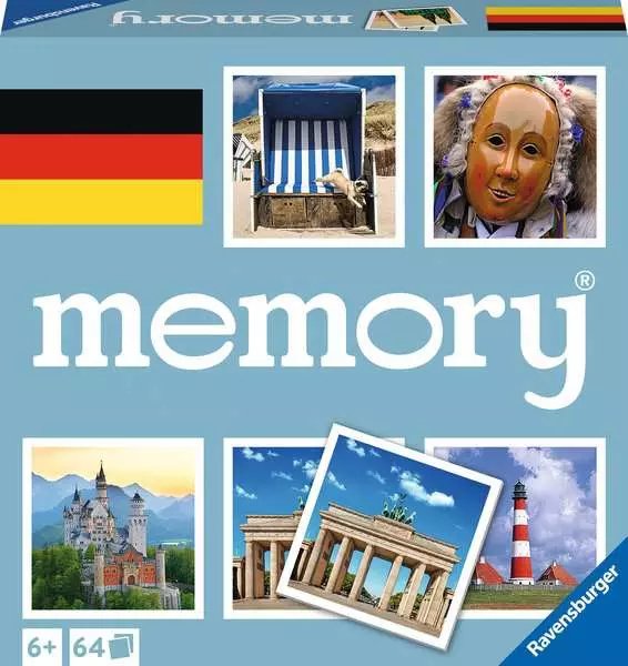 Ravensburger Memory Alemania, Juego De Memoria 20883