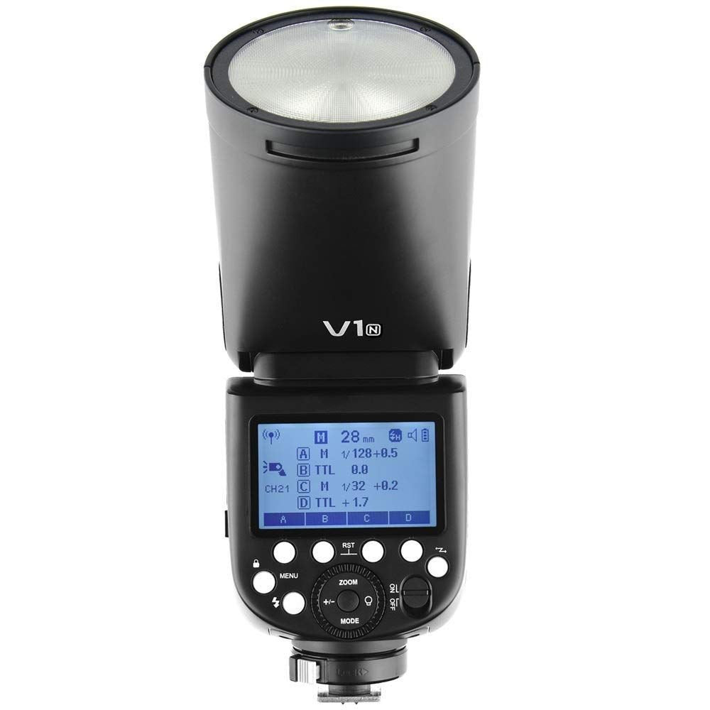Flash Godox V1-N Compacto Negro