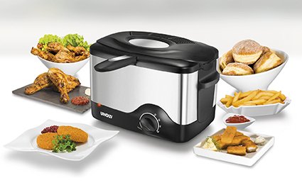 EAN 4011689586156 - Unold 58615 freidora Sencillo Independiente 1200 W Negro, Acero inoxidable imagen 7