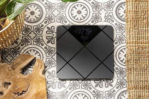 Báscula De Baño Adler Ad 8169 Peso Máximo (Capacidad) 180 Kg, Grafito/Negro