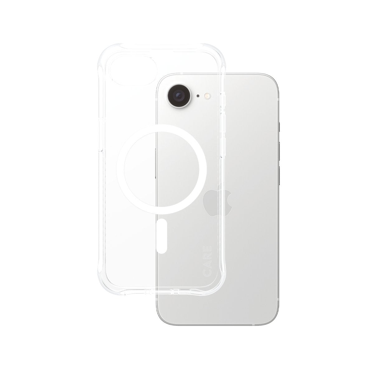 EAN 5715685021008 - PanzerGlass CARE™ by ® Samba Case Transparent w. White Qi Compatible iPhone 16e funda para teléfono móvil imagen 1