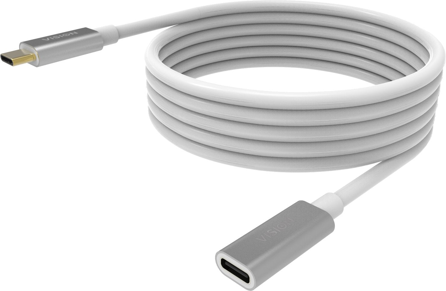 EAN 4880385000002 - Vision TC 2MUSBCEXT cable USB USB 3.2 Gen 2 (3.1 Gen 2) 2 m USB C Blanco imagen 6