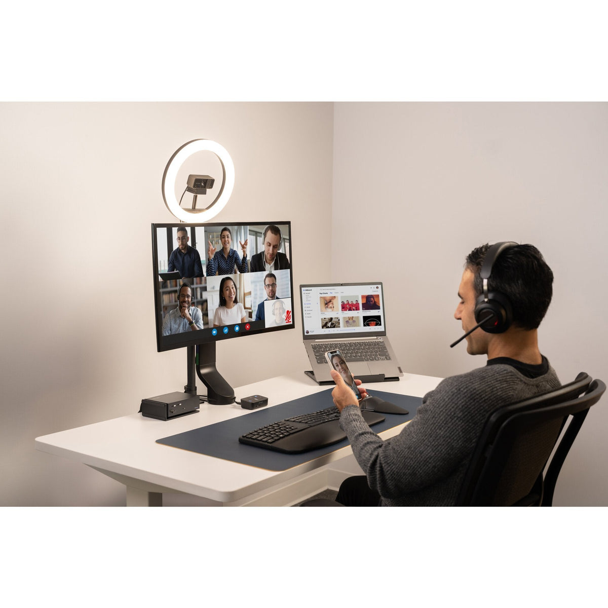 Kensington Space-Saving Single Monitor Arm