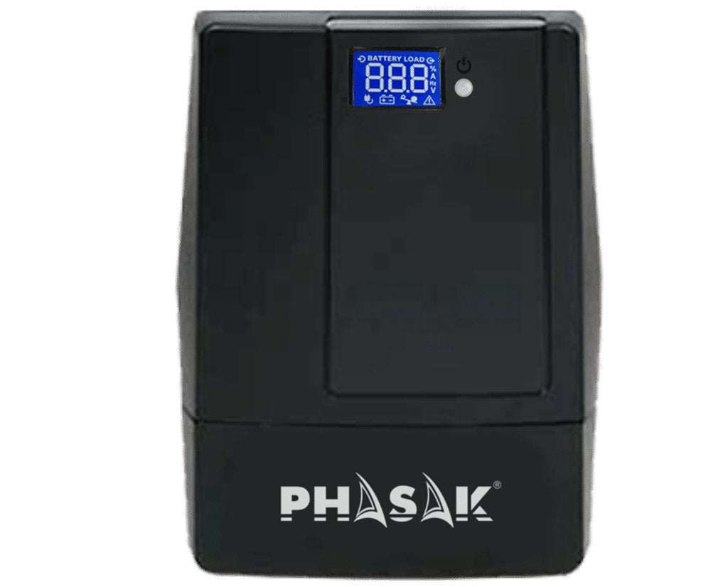Sai Línea Interactiva Phasak 1000 Va Lcd 1000va 4 Salidas Formato Torre