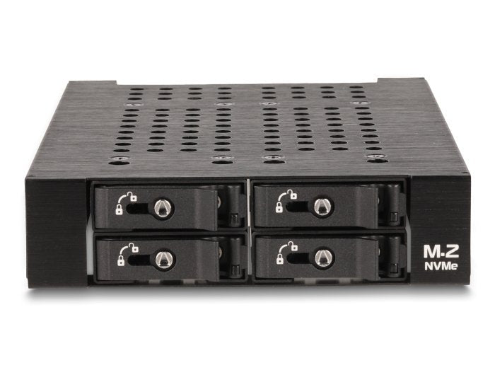 Delock 47111 Rack Móvil De 3.5" Para 4 X Ssd M.2 Nvme Con Conector Oculink Sff-8612 Delgado