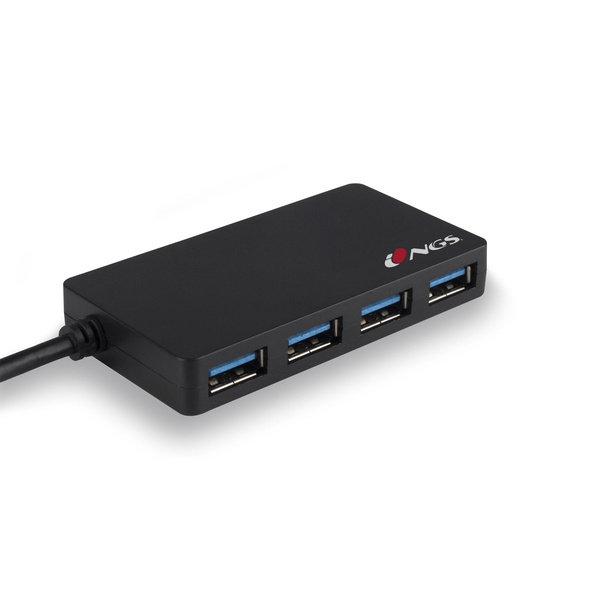 EAN 8435430613735 - NGS iHub 3.0 USB 3.2 Gen 1 (3.1 Gen 1) Type-A 5000 Mbit/s Negro imagen 2