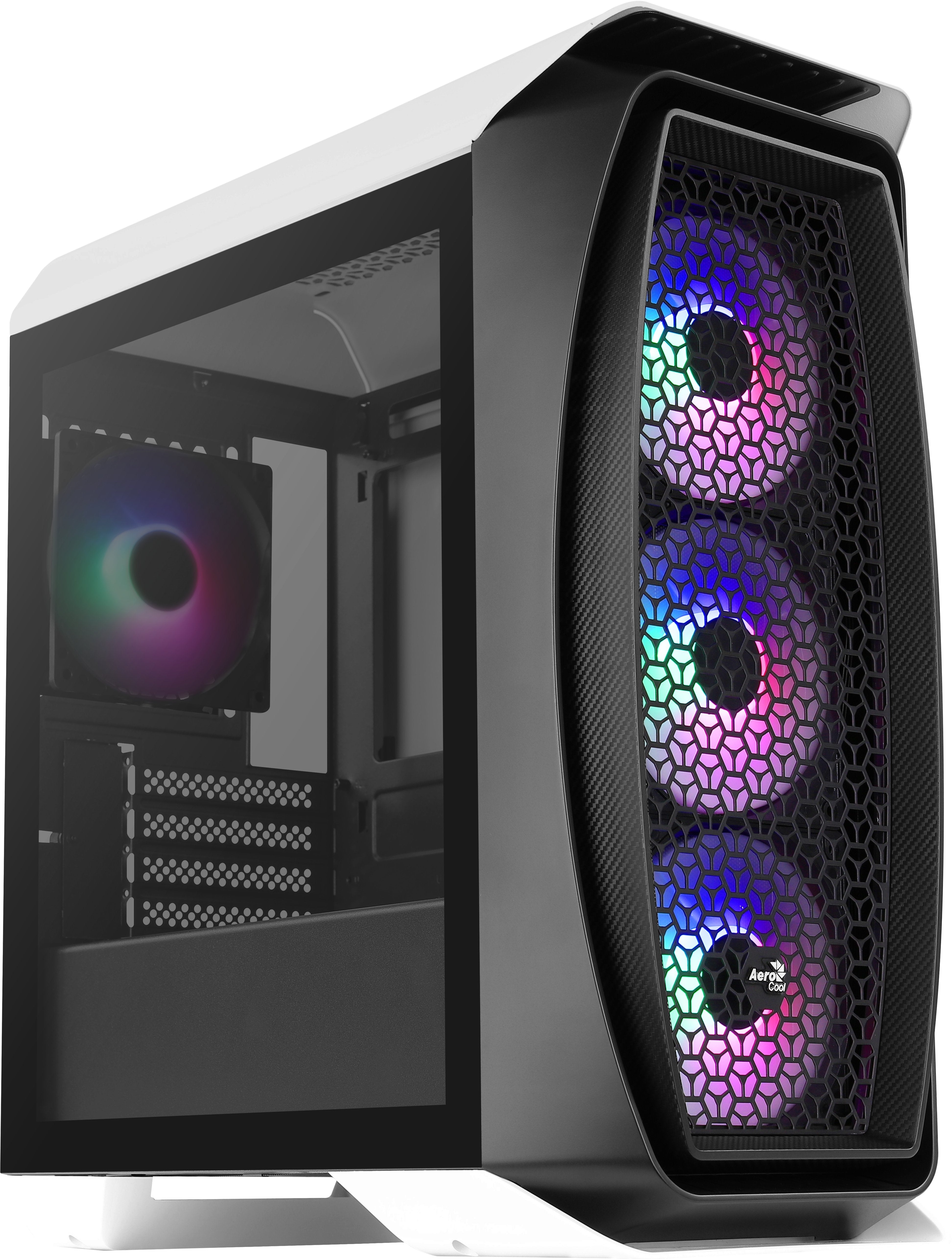 Caja Gaming Minitorre Aerocool Aero One Mini Frost Blanco