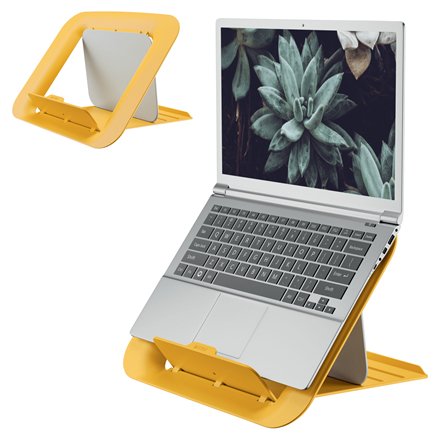 EAN 4002432129348 - Leitz Ergo Cosy Soporte para ordenador portátil Amarillo 43,2 cm (17") imagen 1