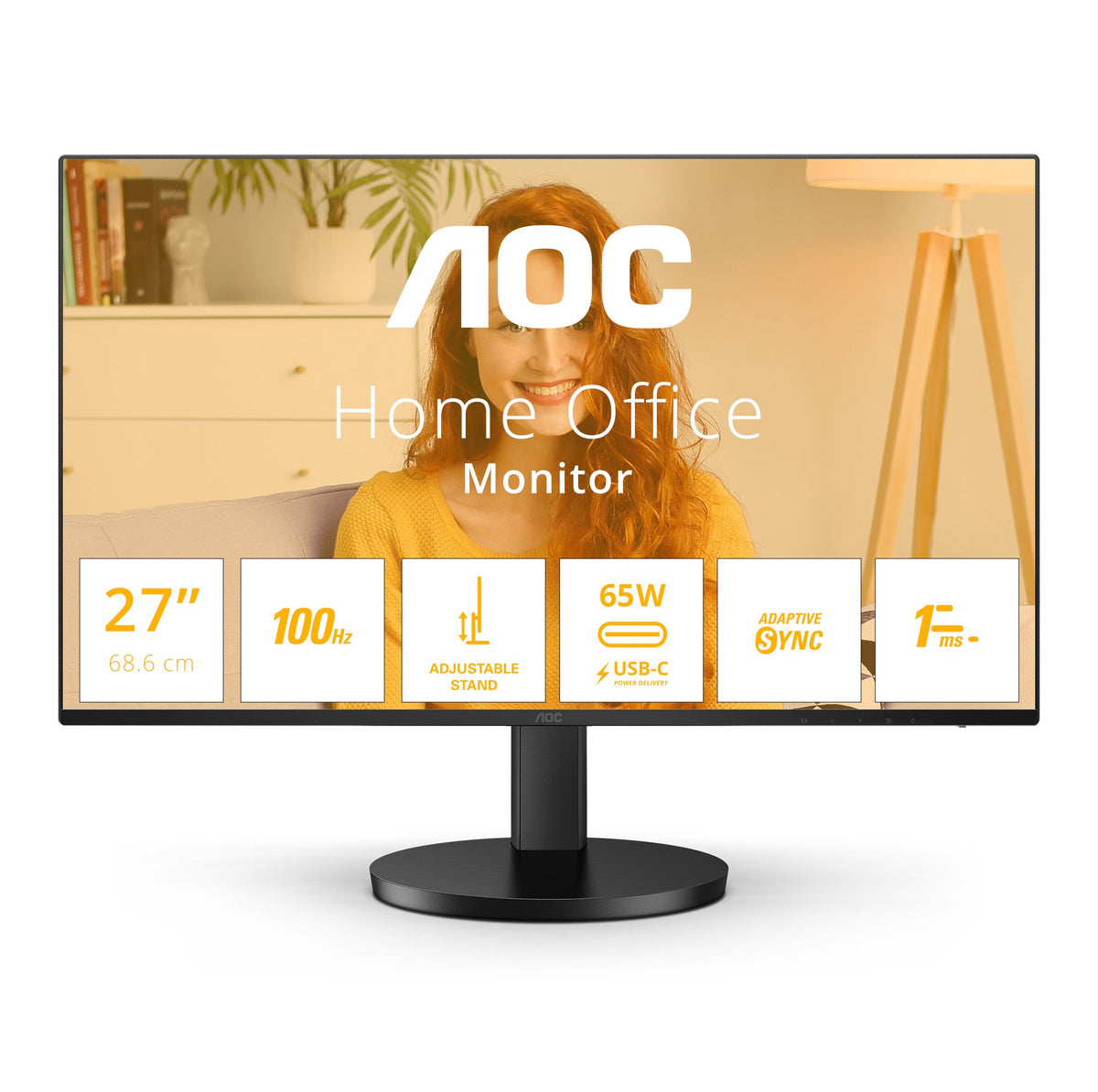EAN 4038986181464 - AOC B3 Q27B3CF2/23 pantalla para PC 68,6 cm (27") 2560 x 1440 Pixeles Quad HD Negro imagen 1