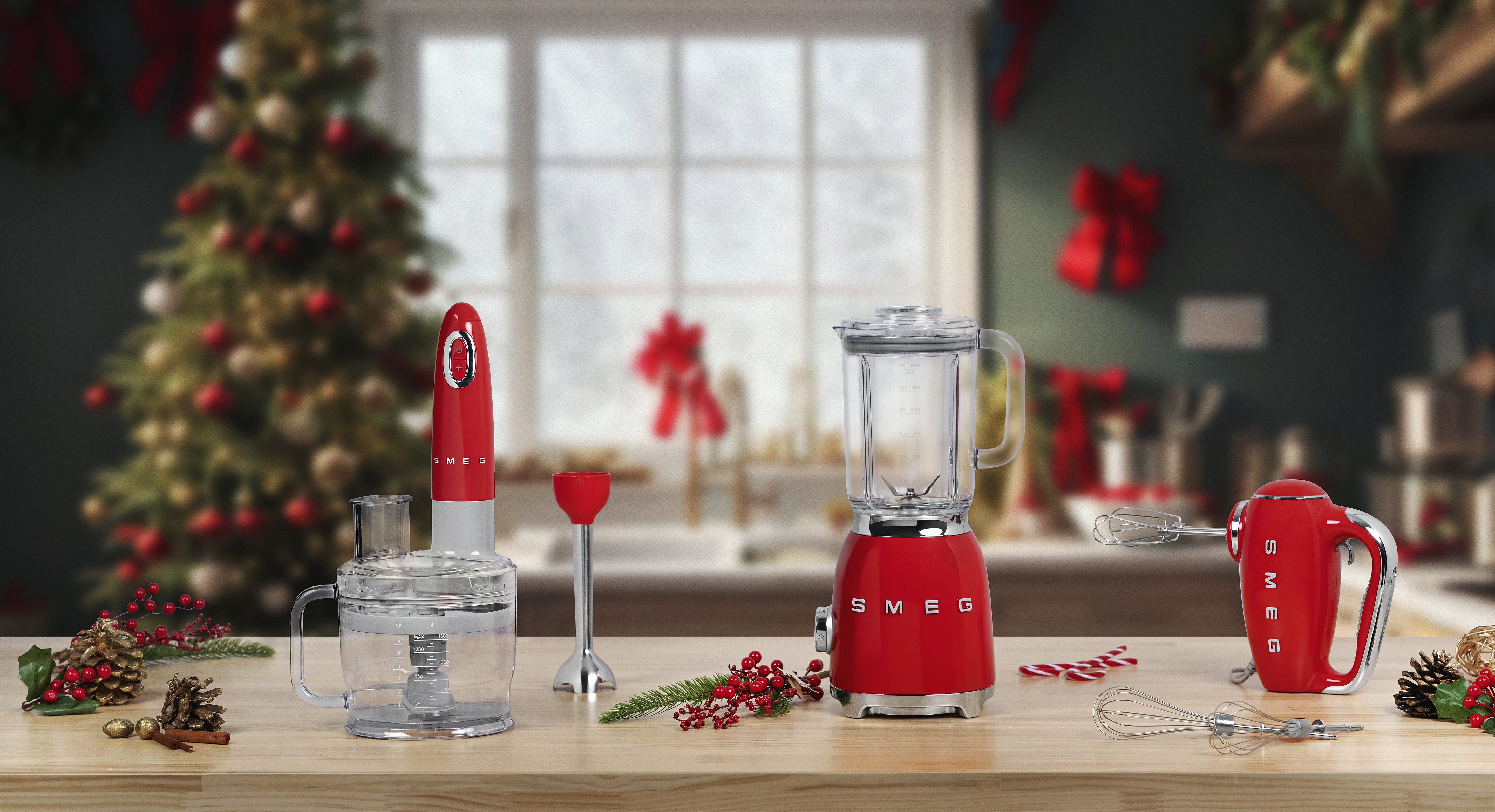 EAN 8017709328450 - Smeg BLF03RDEU licuadora 1,5 L Batidora de vaso 800 W Rojo imagen 10