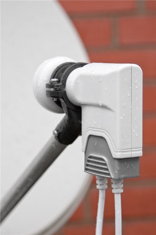 Lnb Universal Goobay Quattro 0,1db Blanco/Gris 67271