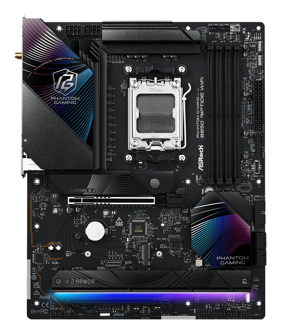 EAN 4711581490079 - Asrock Phantom Gaming B850 Riptide WiFi AMD B850 Zócalo AM5 ATX imagen 3