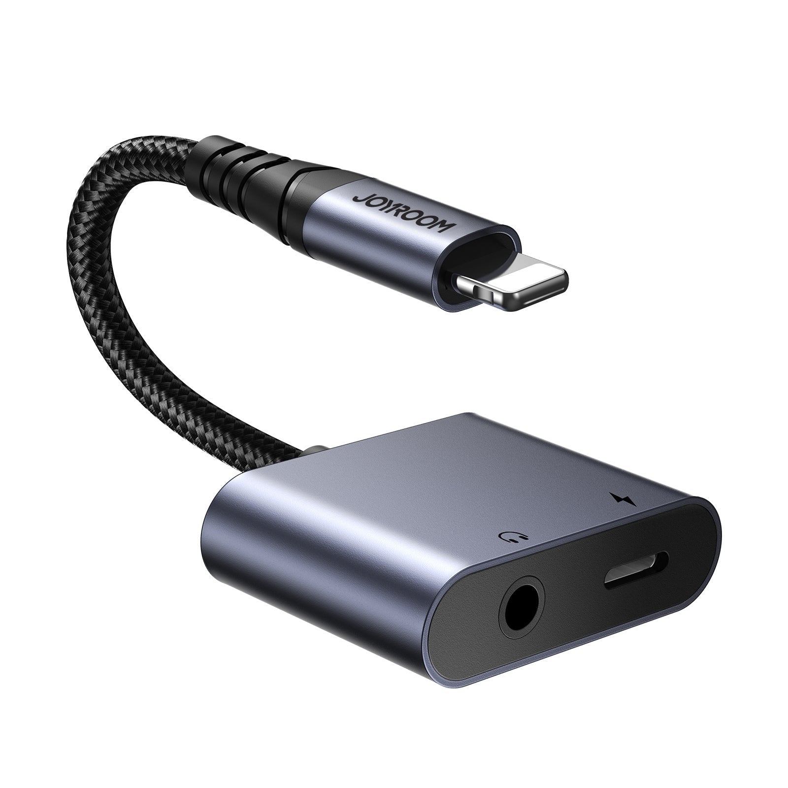 EAN 6956116773830 - JOYROOM SY-L01 cambiador de género para cable Lightning 3.5mm+Lightning Negro imagen 1
