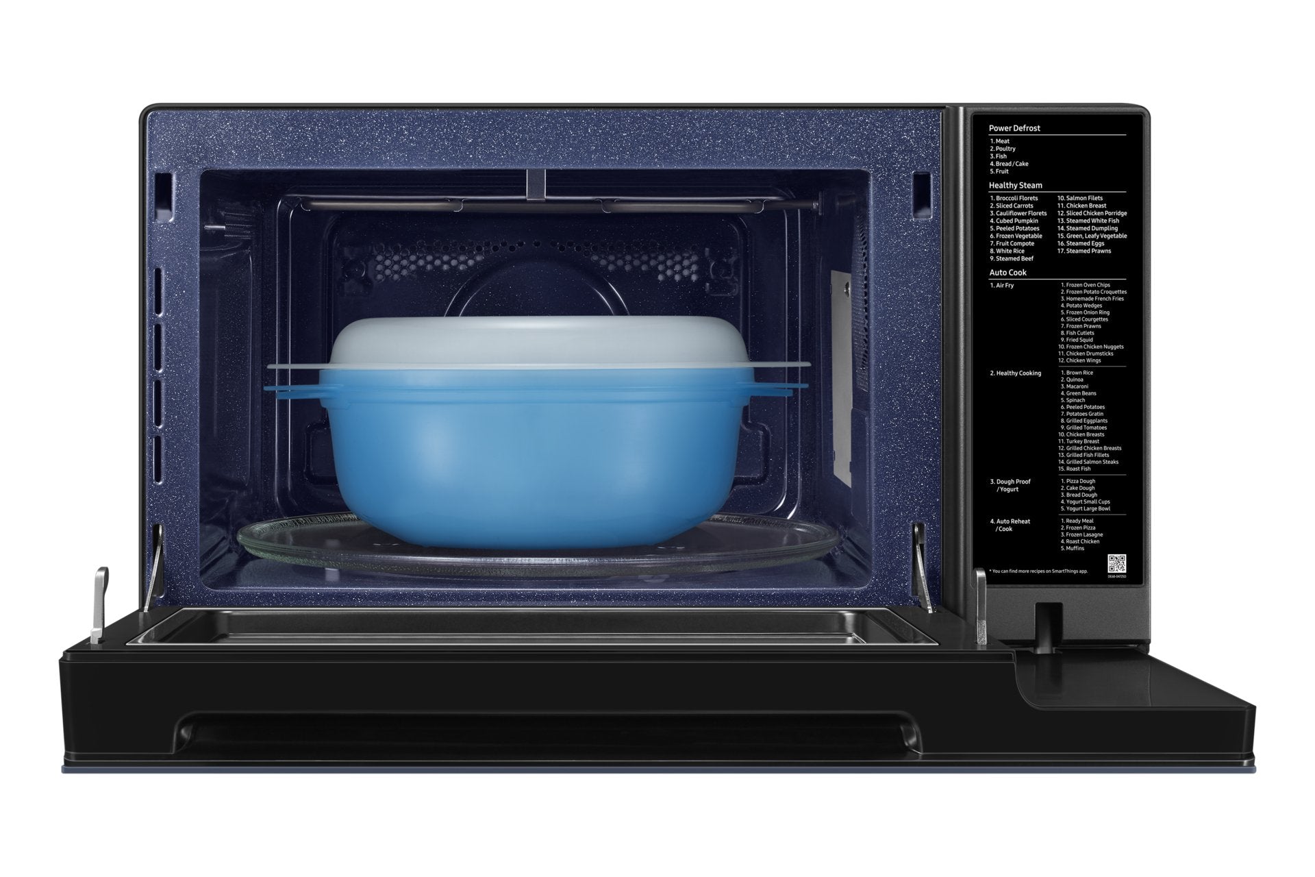 Microondas Samsung Con Grill 900w 32litros - Mc32db7746kde1 *Azul Marino Limpio*