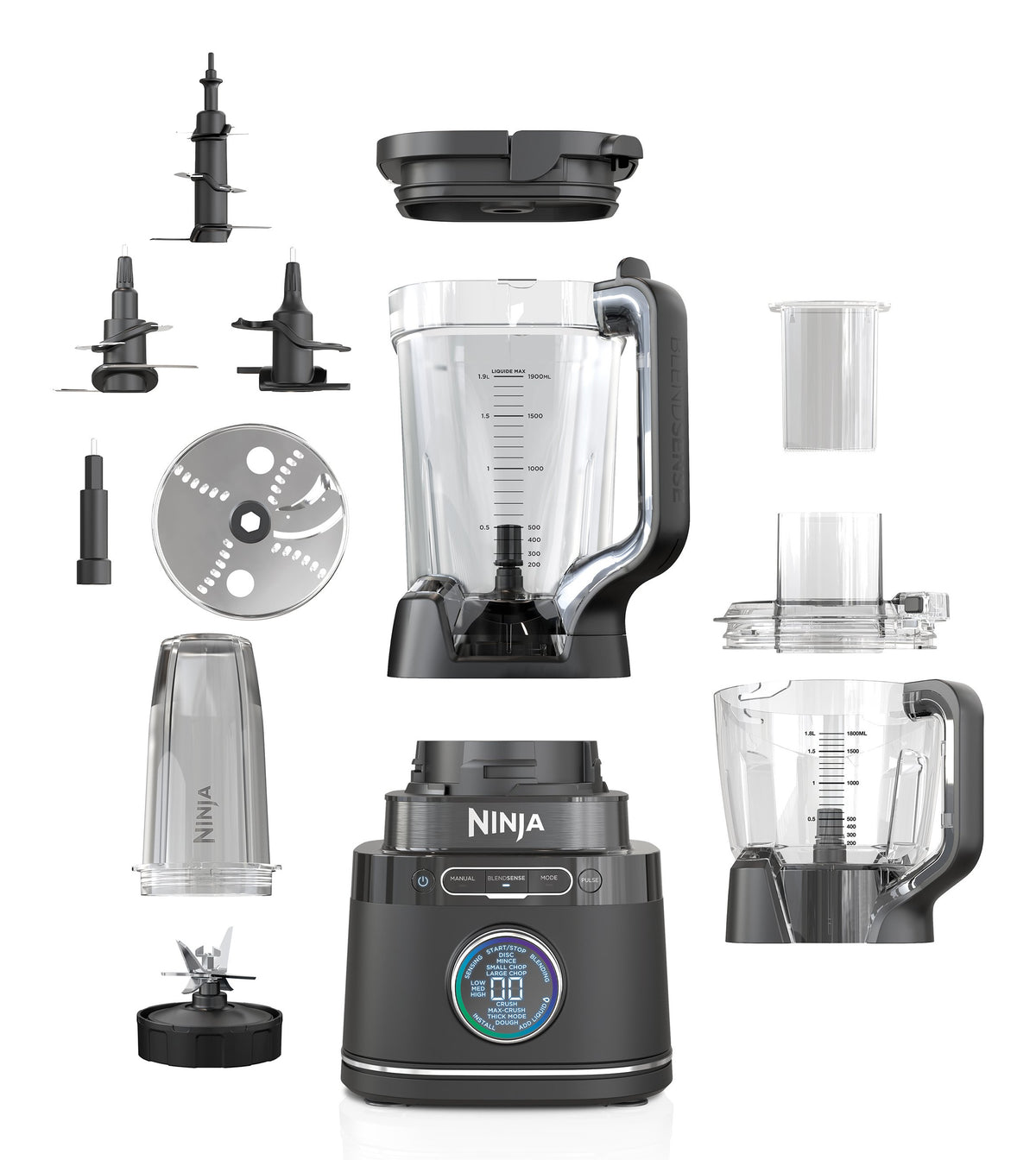 EAN 0622356294607 - Ninja Detect Power Mixer & Processor Pro 2,1 L Batidora de vaso 1200 W Negro imagen 5
