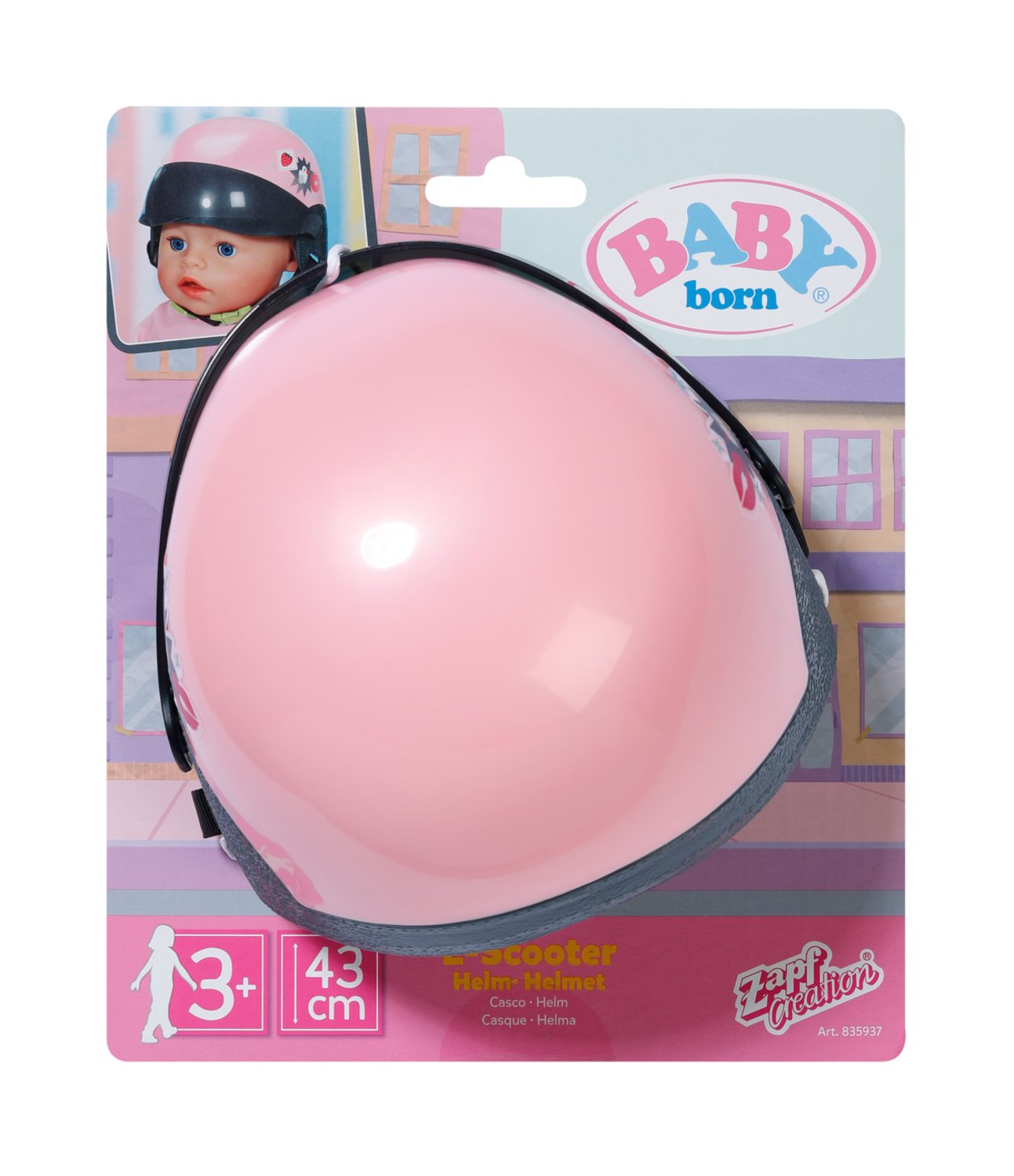EAN 4001167835937 - BABY born E-Scooter Helmet 43cm Casco de muñeca imagen 3