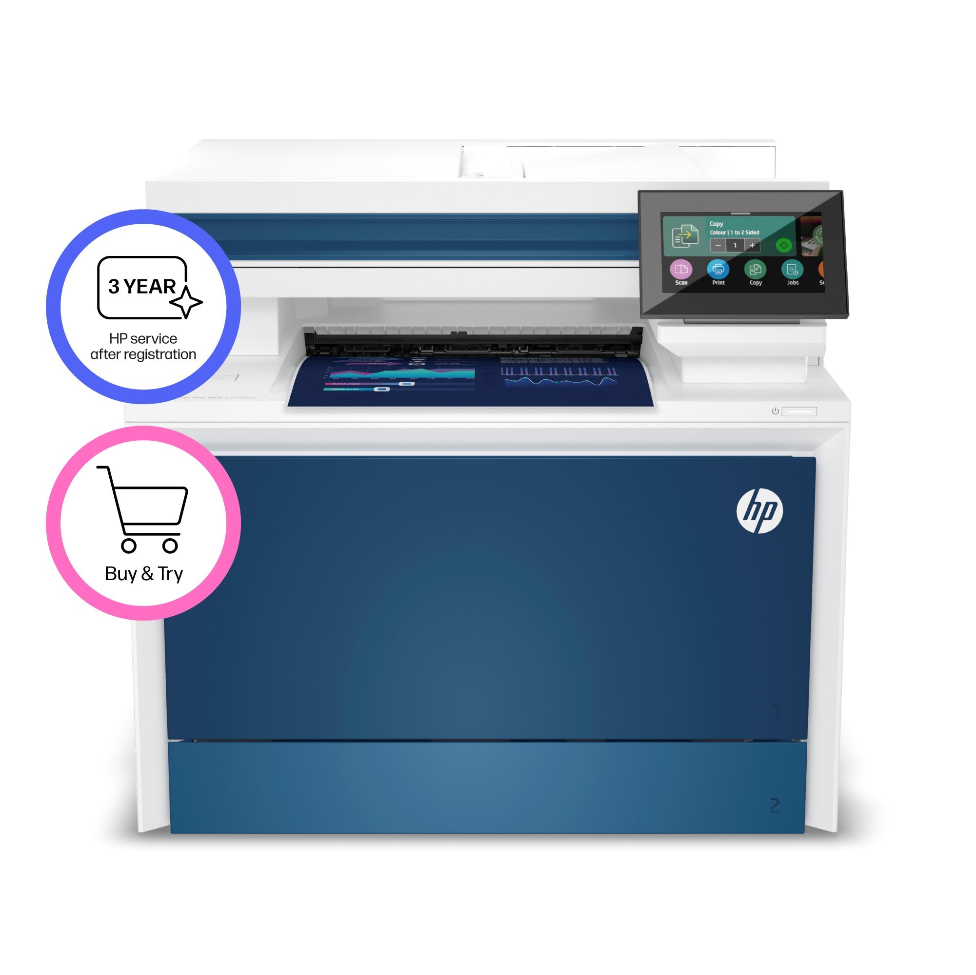 EAN 0196068323189 - HP Color LaserJet Pro MFP 4302dw Printer Laser A4 600 x 600 DPI 33 ppm Wifi imagen 2