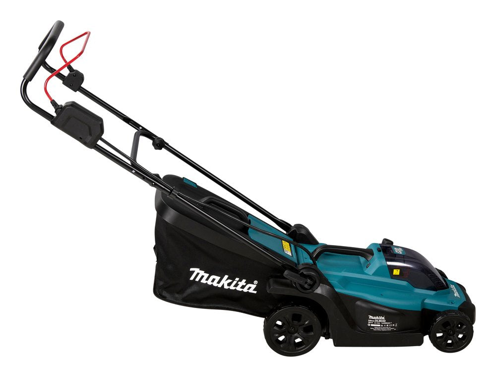 EAN 0088381757904 - Makita DLM330Z cortadora de césped Cortacésped manual Batería Negro, Turquesa imagen 5
