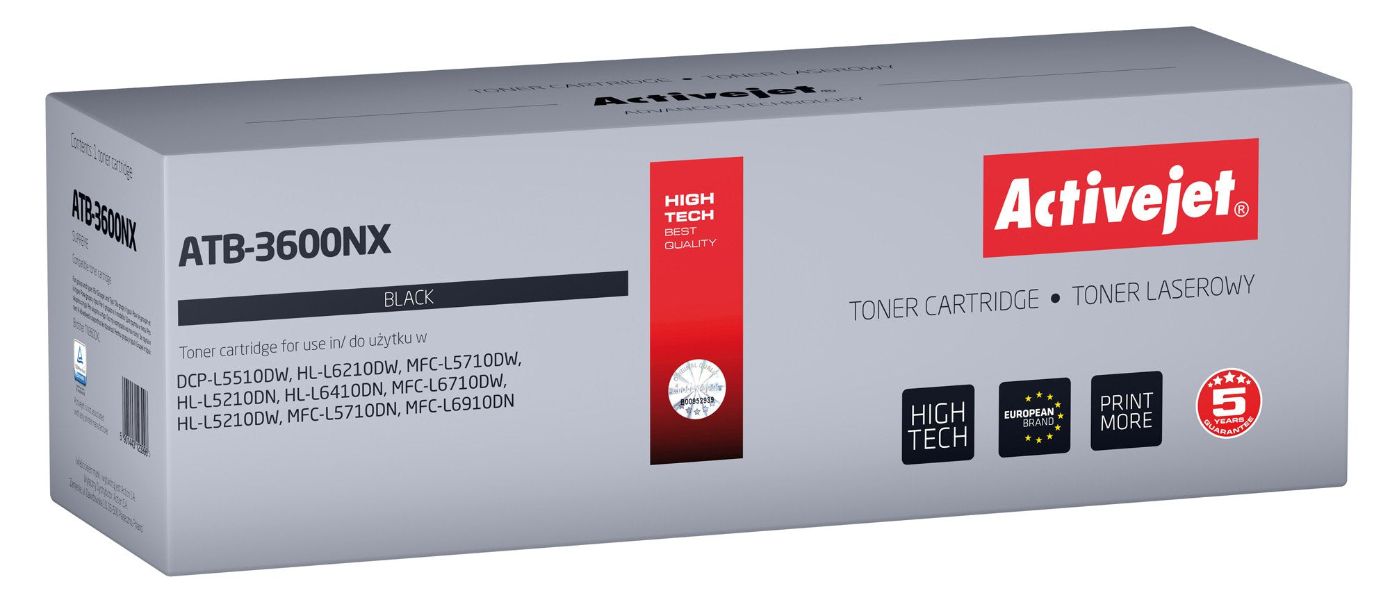 EAN 5901443123996 - Activejet ATB-3600NX cartucho de tóner 1 pieza(s) Compatible imagen 1