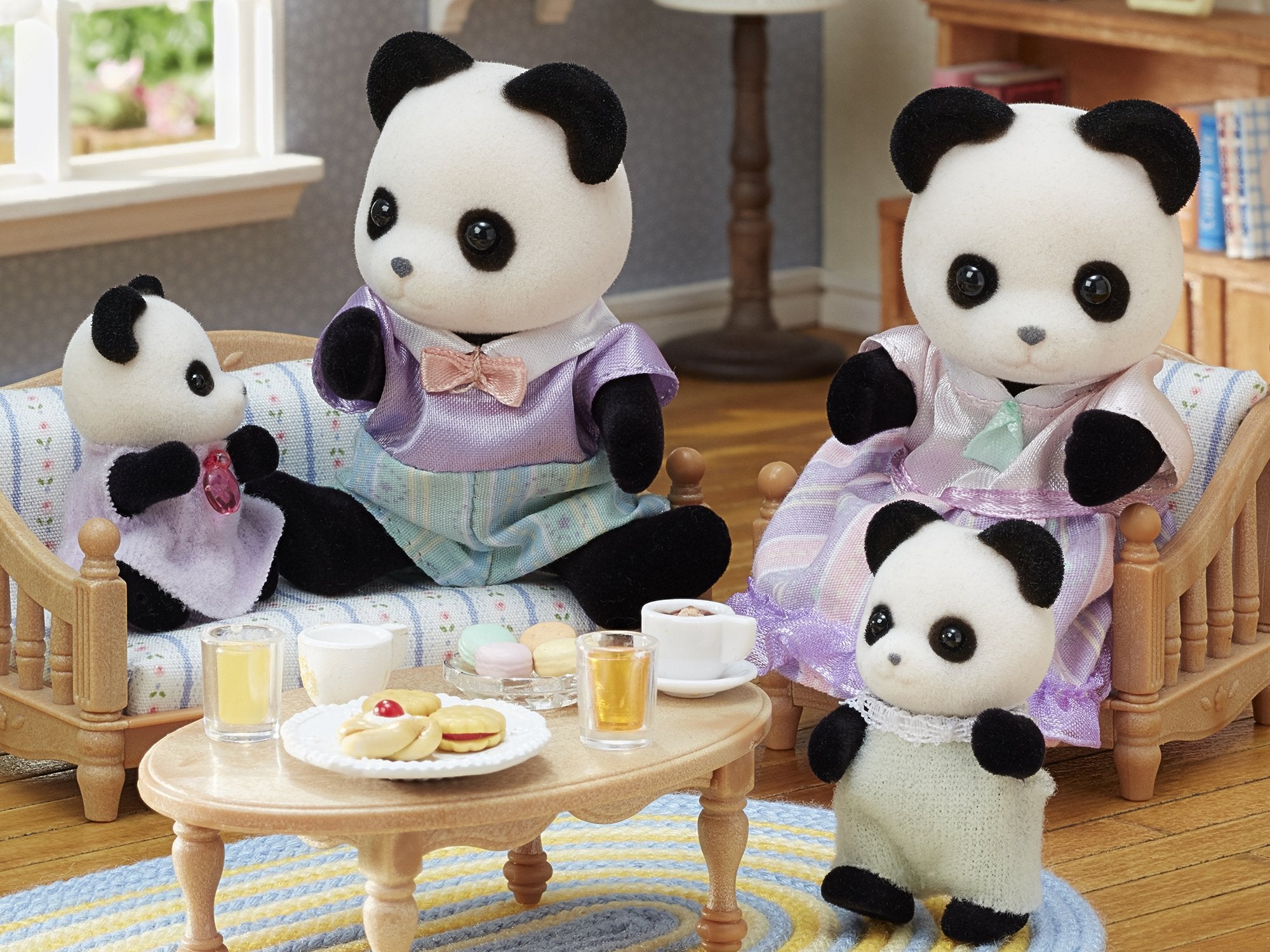 Epoch Sylvanian Families - Panda Familie 5529
