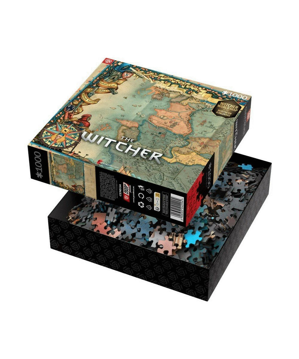 EAN 5908305242994 - Good Loot The Witcher: Northern Kingdom Map Puzzle rompecabezas 1000 pieza(s) Videojuego imagen 1