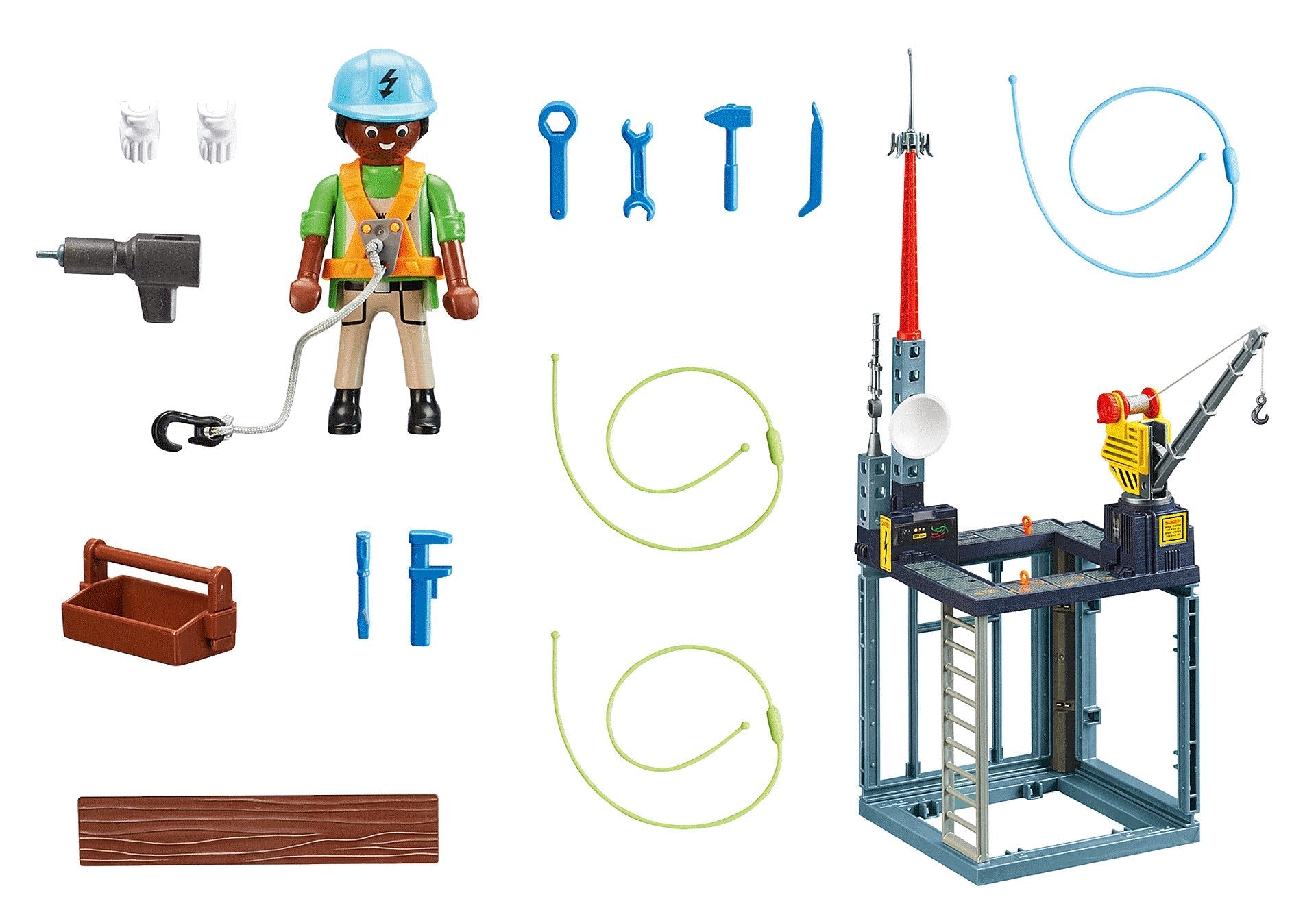 Playmobil 70816 Starter Pack Sitio De Construcción Con Grua