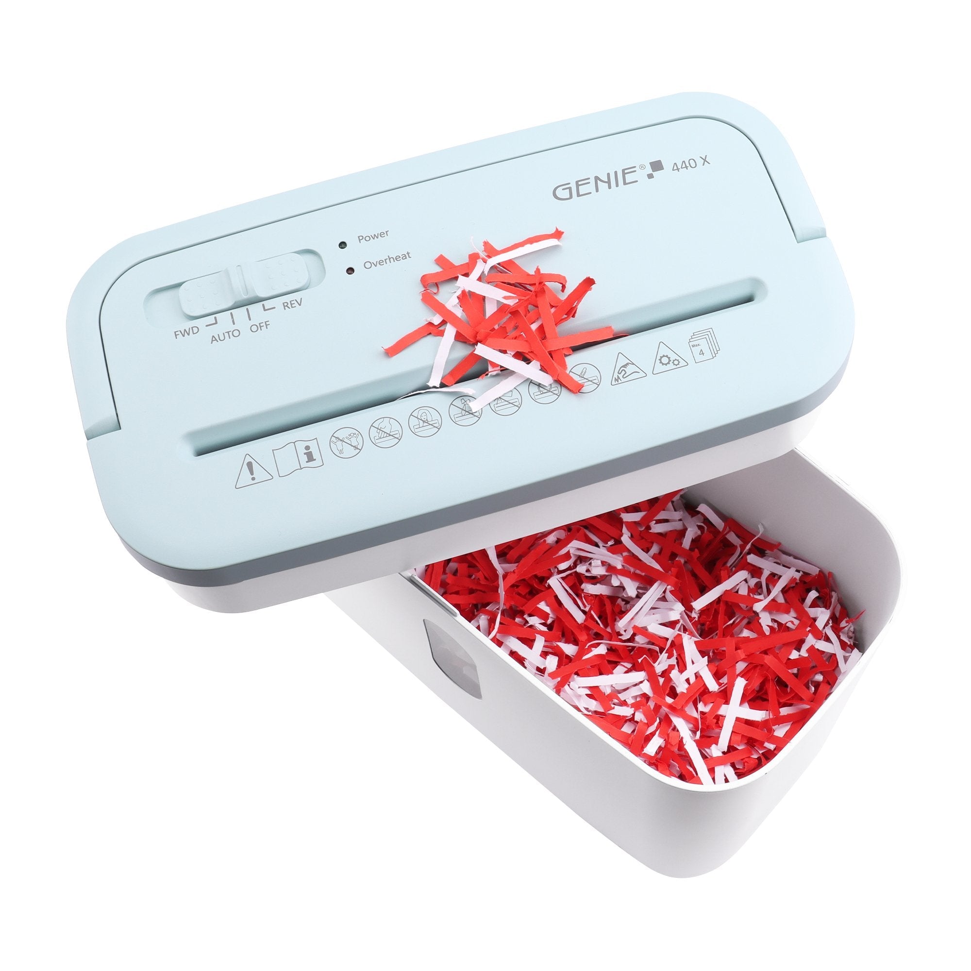 Genie Aktenvernichter 440 X Bl Blanco-Azul