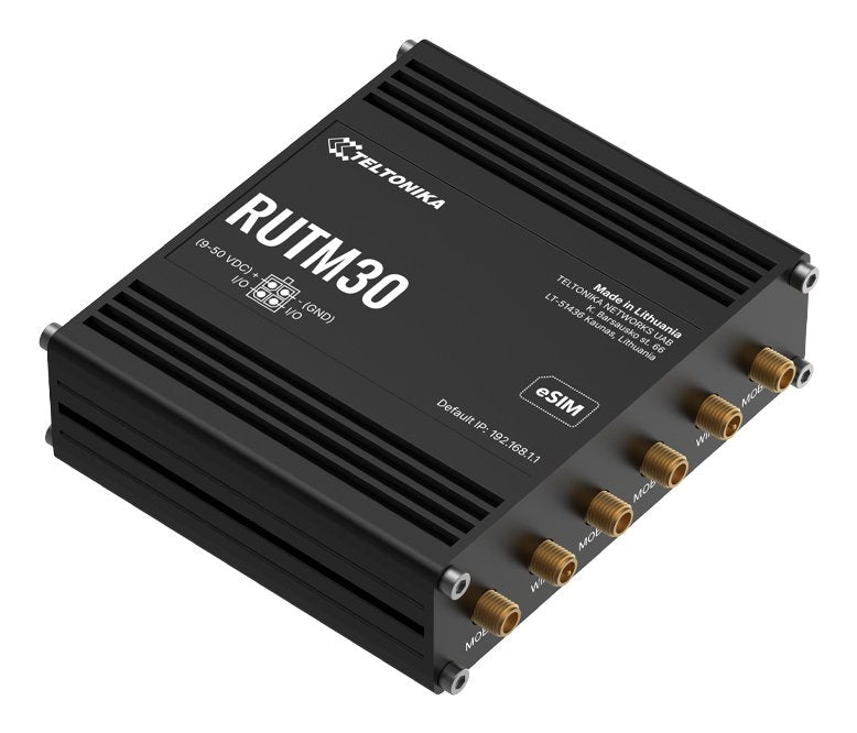 Teltonika Rutm30 Enrutador Celular Industrial 5g Wi-Fi, Esim