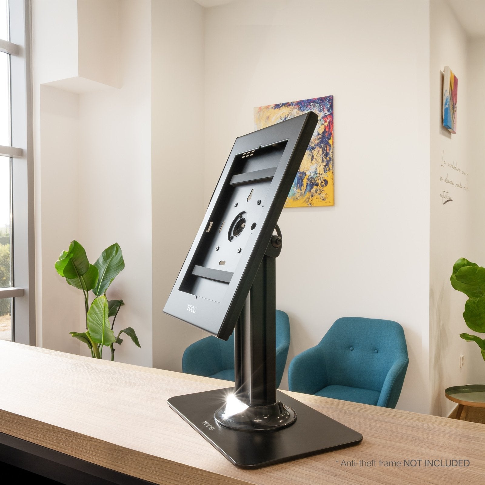 Soporte De Mesa Para Marco Antirrobo De Tablet Tooq Tqatc2601-B Negro