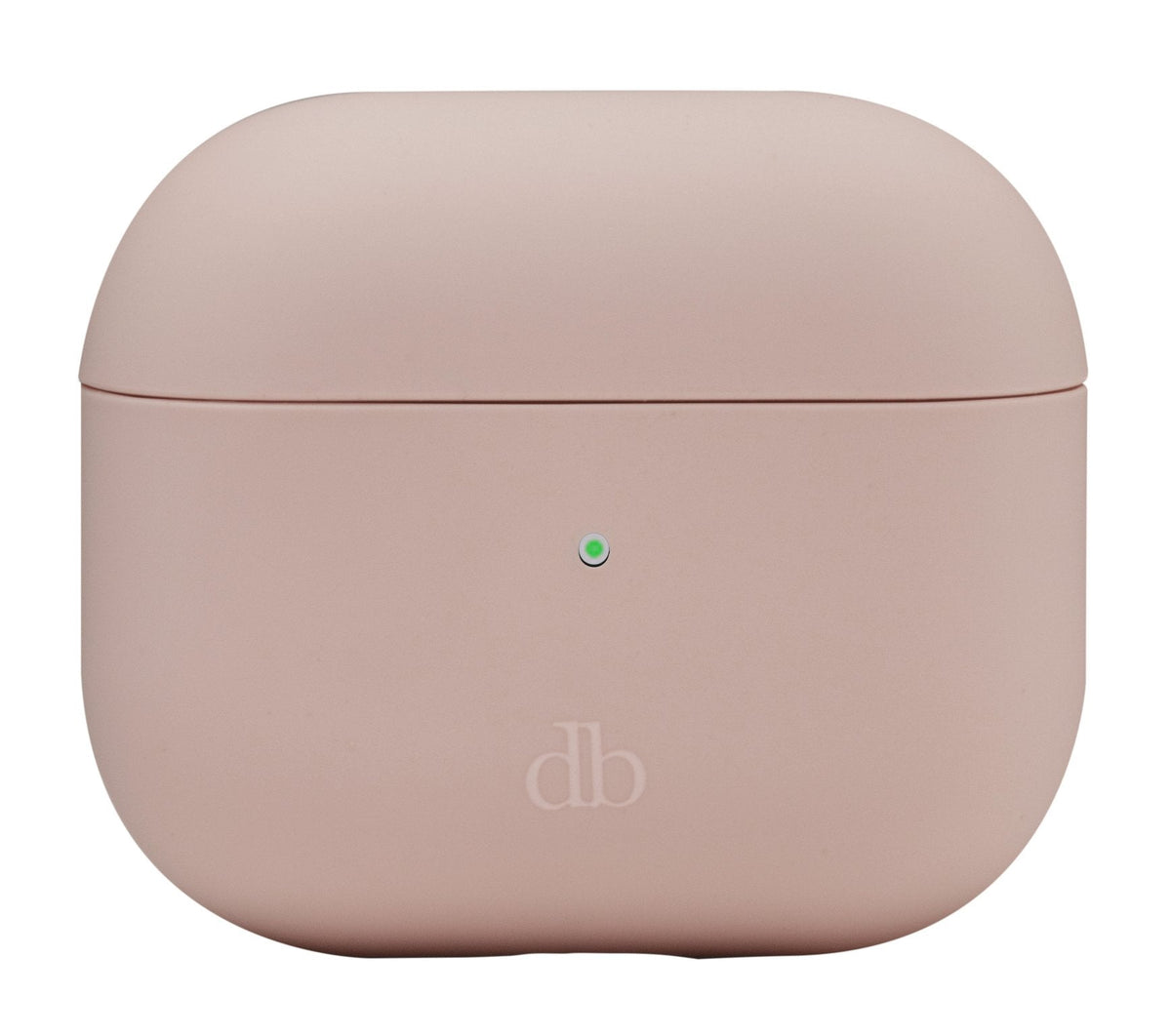 Dbramante1928 Costa Rica - Bolsa Fr Inalámbrico Kopfhrer - Recycelter Plástico, Silicona - Rosa Sandfarben - Fr Apple Airpods (3. Generation)
