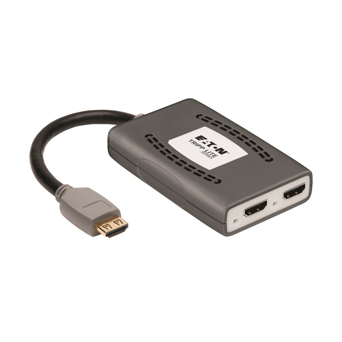 Eaton Tripp Lite 2-Port Hdmi Splitter 4k @ 60 Hz 4:4:4 Multi-Resolution Support Hdr Hdcp 2.2 Usb Powered Taa