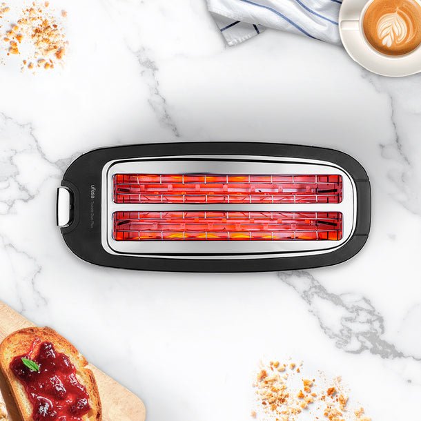 Pae Tostadora Toastie Ufesa 71306156 1400w 2 Ranuras 7 Nivel Potencia Recogemiga