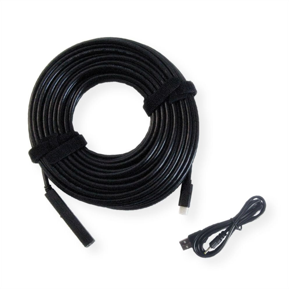 Value Usb 2.0 Verlngerung, Aktiv, Mit Repeater, A-C, Schwarz, 20 M