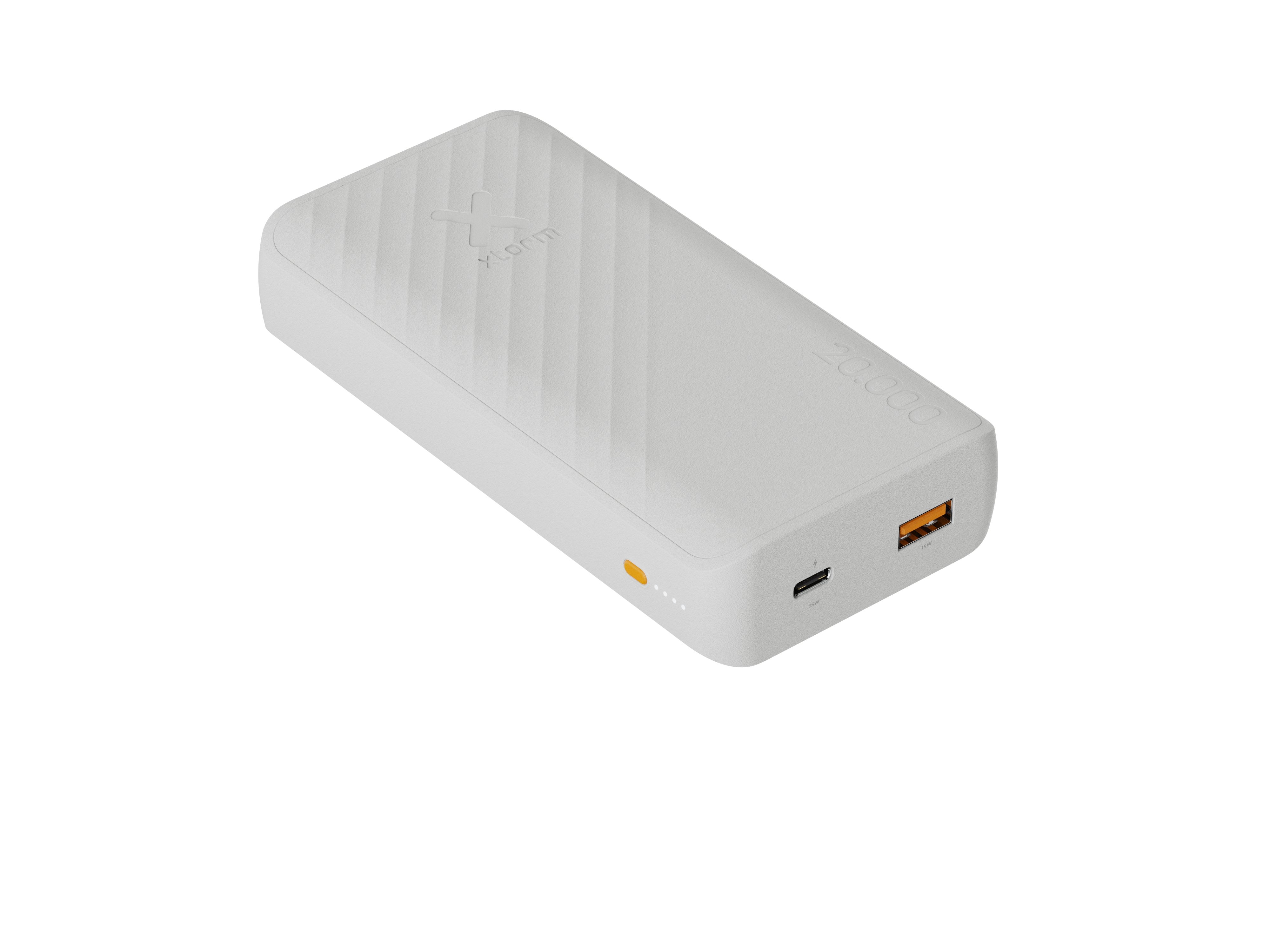 Power Bank Xg2200 Go2 15w 20000mah Blanco Ceniza Xtorm 15w/ 20000mah/ Carga Rápida/ Usb-C, Usb-A