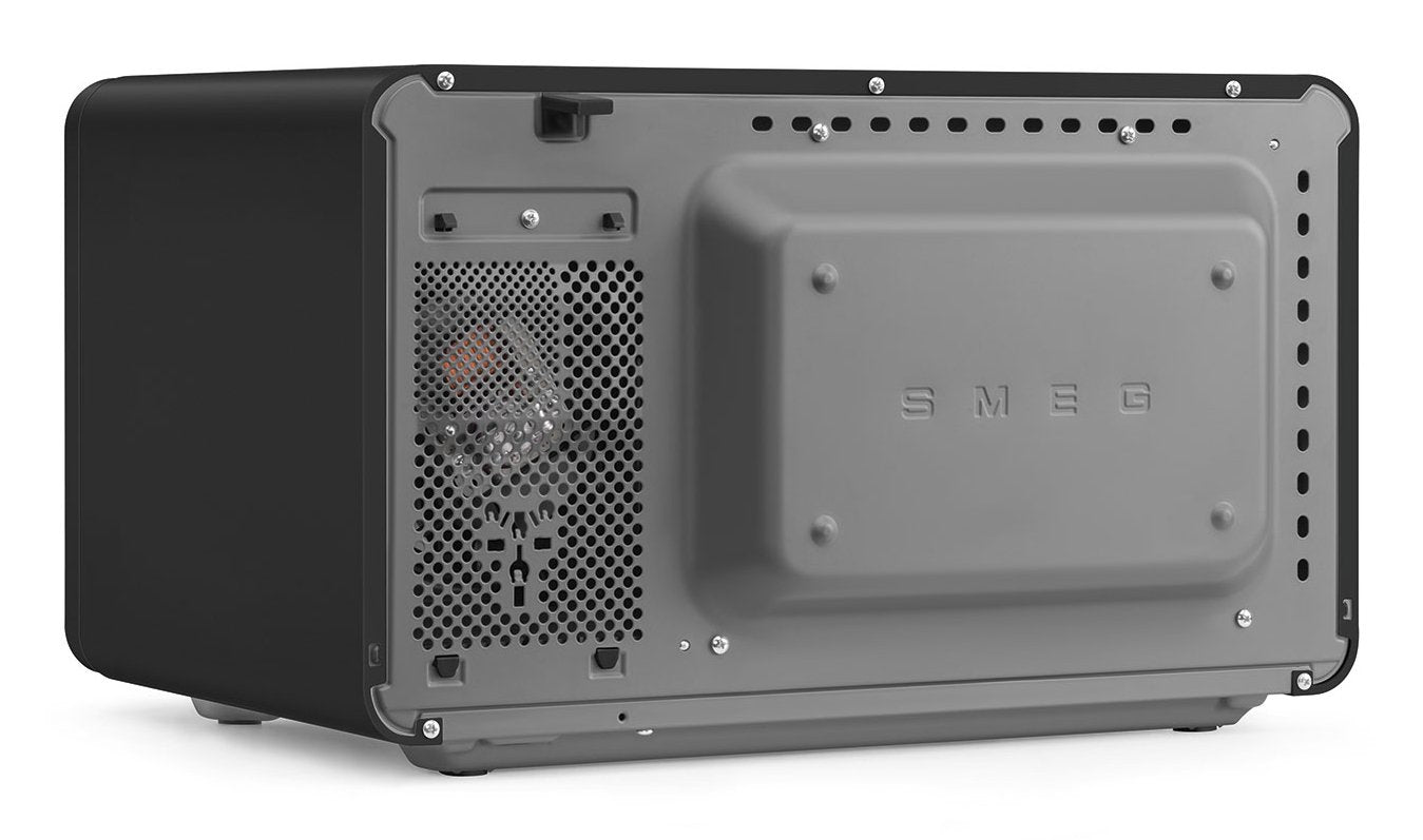 Smeg Mikrowelle M. Grill Moc01blmeu , Negro