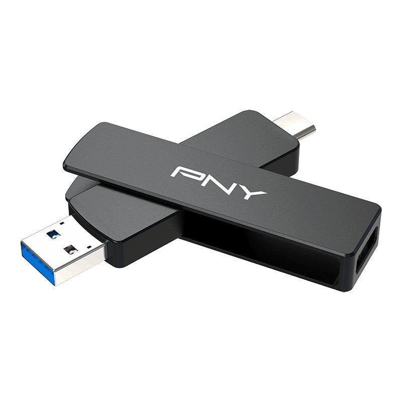 Stick Usb Flash 2 Tb - Pny Otg Duo Link V3 - Type-A Type-C