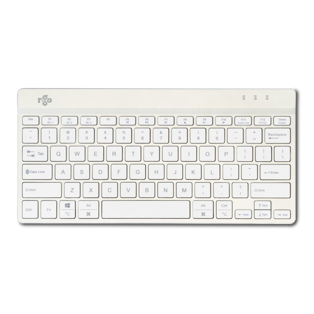 EAN 8719274491736 - R-Go Tools RGOCOUSWLWH teclado Oficina Inglés de EE. UU. imagen 3